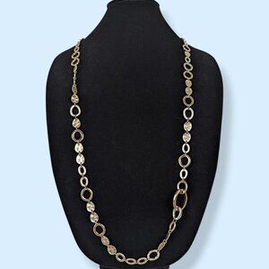 Premier Designs Rhinestone Cut Out Link Necklace